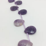 13X18mm Phosphosiderite Teardrop Gemstone Faceted Beads