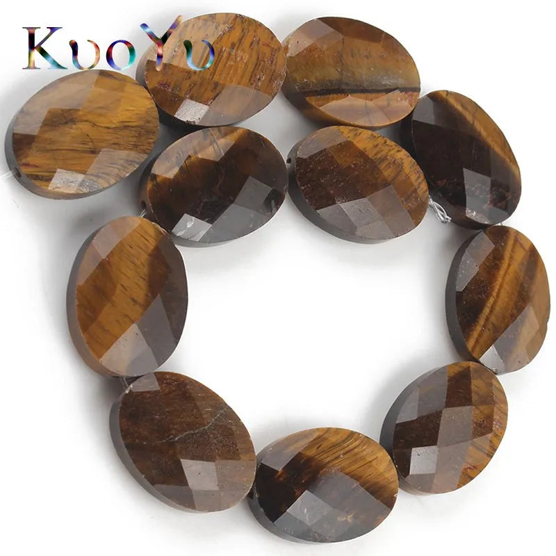 13X18mm Natural Tiger Eye Stone Beads Oval Shape 11pcs/lot