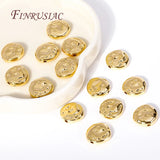 18K Plated Irregular Spacer Beads for DIY Jewelry Making