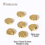 18K Plated Irregular Spacer Beads for DIY Jewelry Making