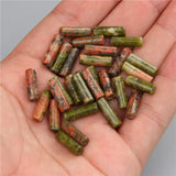 13X4mm Natural Stone Tube Bead Jaspers Jades Crystal Beads for Jewelry Making