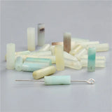 13X4mm Natural Stone Tube Bead Jaspers Jades Crystal Beads for Jewelry Making