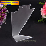 Acrylic Jewelry Set Display Earring Holder Pendant Stand Necklace Rack Showcase
