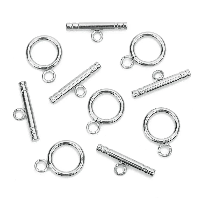 13mm 10 Set/bag Stainless Steel OT Clap DIY Jewelry Accessories