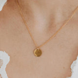 13mm Handwriting Necklace - Personalized Disc - Memorial Gift