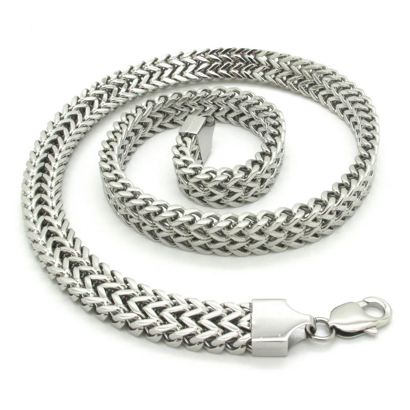 13mm Heavy Men's Stainless Steel Choker Chain Necklace