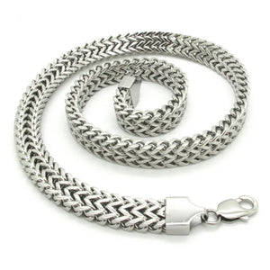 13mm Heavy Men's Stainless Steel Choker Chain Necklace