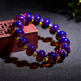 13mm Natural Amber Bracelet Jewelry For Women Men Dominican Round Beads