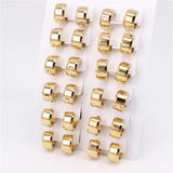 13mm Snap Earrings Set of 12 Pairs LH1124
