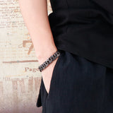 13mm Vintage Link Chain Bracelet Men 316L Stainless Steel
