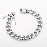 13mm Wide Cuban Bracelet Men's Women's Classic Chain Bracelet