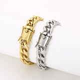 13mm Wide Cuban Bracelet Men's Women's Classic Chain Bracelet