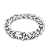 13mm Wide Cuban Bracelet Men's Women's Classic Chain Bracelet