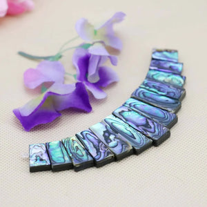 Abalone Sea Shell Beads Ladder Necklace DIY Jewelry Making