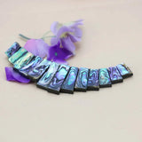 Abalone Sea Shell Beads Ladder Necklace DIY Jewelry Making