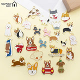 Enamel Animal Charms For Jewelry Making Earring Pendant Necklace DIY