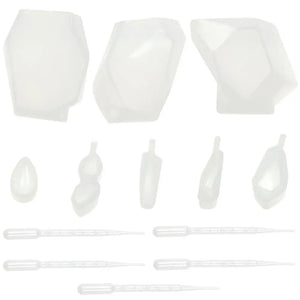 13pc Silicone Mold Tool Set Jewelry Resin Molds