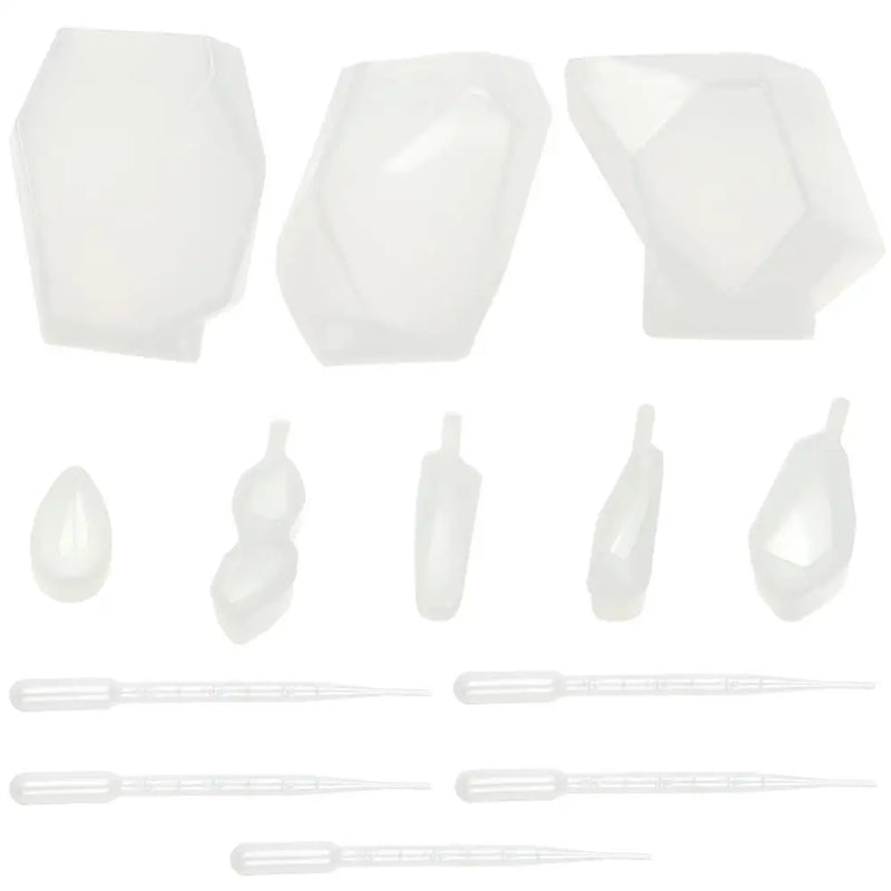 13pc Silicone Mold Tool Set Jewelry Resin Molds