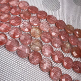 13pcs Clear Quartzs Stone Beads Bracelet Necklace DIY Jewelry Birthday