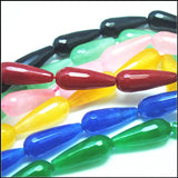 13pcs Nature Semi Precious Stone Faceted Beads for Womens Earring Making