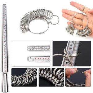 13pcs Ring Measuring Set Finger Gauge Jewelry DIY Kit