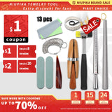 13pcs Ring Measuring Set Finger Gauge Jewelry DIY Kit
