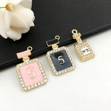 13pcs Zinc Alloy Enamel Mix Lipstick Perfume Charms Pendant DIY Jewelry