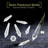 Crystal Pendulum Resin Mould Necklace Pendant Silicone Mold