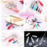 Crystal Pendulum Resin Mould Necklace Pendant Silicone Mold