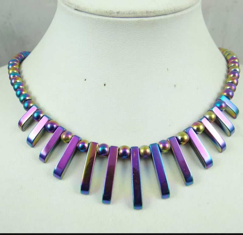 13pcs Quartz Hematite Carved Beads Pendant DIY Jewelry
