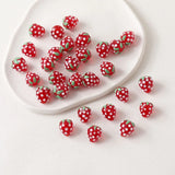 13x15mm Strawberry Bead Lampork Bead Fruit Loose Bead DIY Jewelry Making