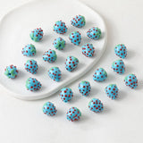 13x15mm Strawberry Bead Lampork Bead Fruit Loose Bead DIY Jewelry Making