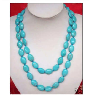 13x18MM Necklace 32" Noble Natural Fine Jewelry