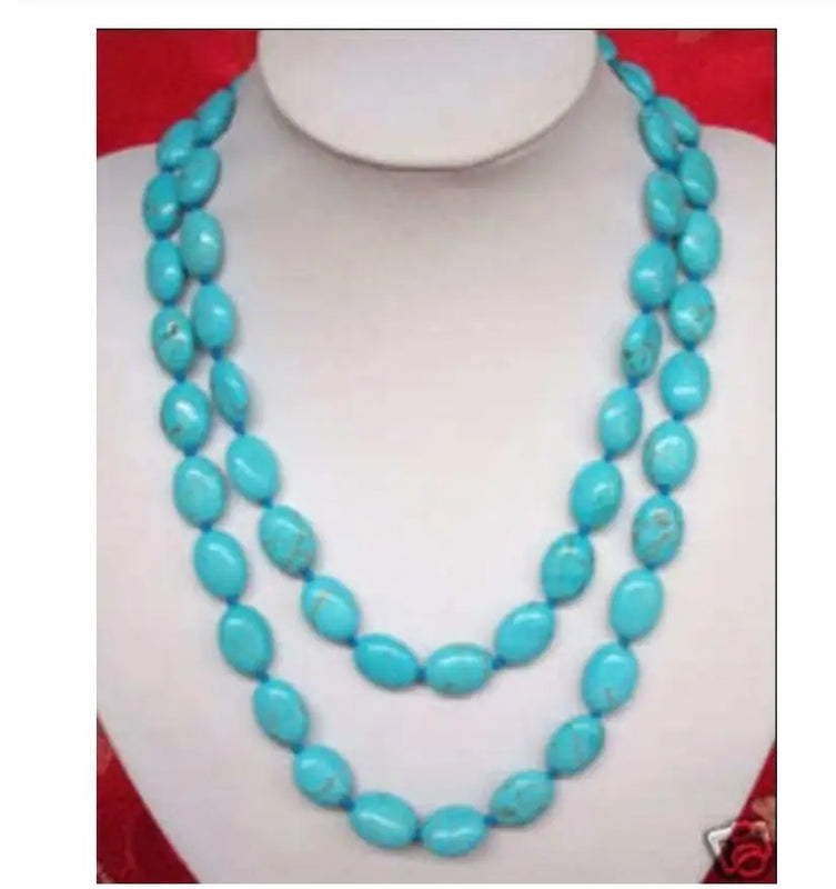 13x18MM Necklace 32" Noble Natural Fine Jewelry