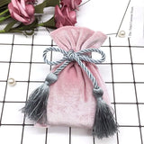 13x18cm Lake Velvet Bags With Tassel 1pcs Purple Red Jewelry Packing Bags