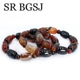 8mm Dream Lace Agat Gems Stretchy Bracelet