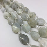 13x18mm Quartz Moonstone Faceted Beads Natural Gemstone Unique Jewelry Supplies
