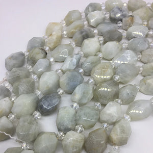 13x18mm Quartz Moonstone Faceted Beads Natural Gemstone Unique Jewelry Supplies