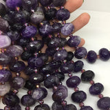 13x18mm Amethyst Crystal Rainbow Gemstone DIY Beads Jewelry Bracelet