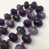13x18mm Amethyst Crystal Rainbow Gemstone DIY Beads Jewelry Bracelet
