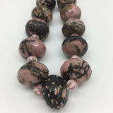 13x18mm Line Rhodonite Citrine Multifaceted Gemstone DIY Beads