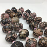13x18mm Line Rhodonite Citrine Multifaceted Gemstone DIY Beads