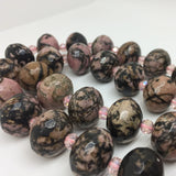 13x18mm Line Rhodonite Citrine Multifaceted Gemstone DIY Beads