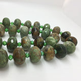 13x18mm Green Opal Amethyst Rainbow Gemstone Beads DIY Jewelry