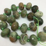 13x18mm Green Opal Amethyst Rainbow Gemstone Beads DIY Jewelry