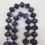 13x18mm Lepidolite Amethyst Crystal Rainbow Gemstone Beads