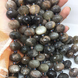 13x18mm Natural Rose Quartz Citrine Multifaceted Gemstone Beads