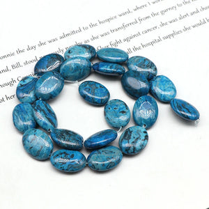 13x18mm Agates Turquoises Crystal Oval Beads for Jewelry Making