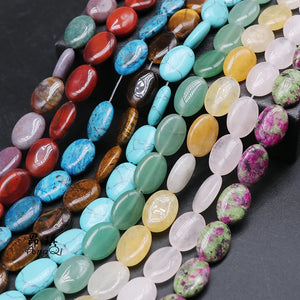 13x18mm Agates Turquoises Crystal Oval Beads for Jewelry Making