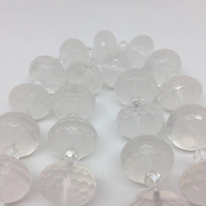 13x18mm Natural Crystal Multifaceted Rainbow Gemstone DIY Beads